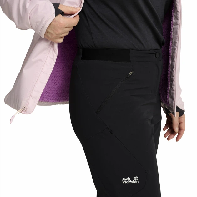 Штани ACTIVATE FLEX PANTS W Jack Wolfskin A66382_6000 40 Чорний (4064886730679) - Фото 3 Штани ACTIVATE FLEX PANTS W Jack Wolfskin A66382_6000 40 Чорний (4064886730679) - зображення 3