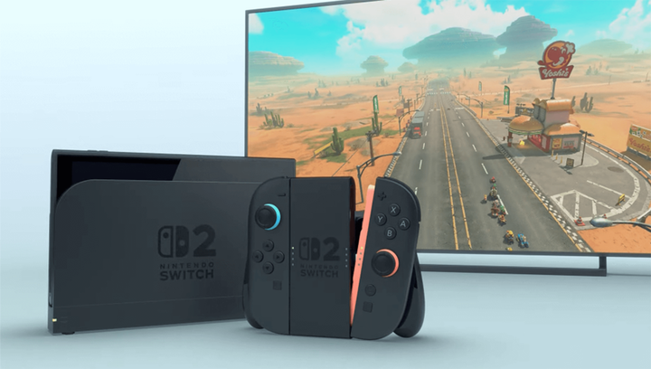 Набір Консоль Nintendo Switch 2 256GB Black + Карта Пам'яті Samsung Express Card 256Gb - зображення 4