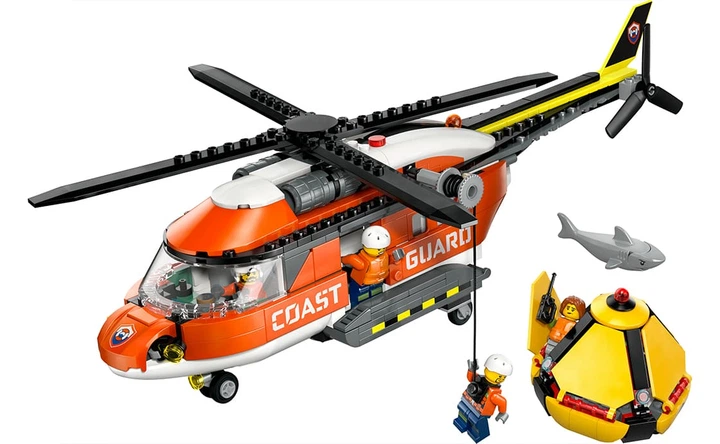 Конструктор Lego City Вертолет береговой охраны, 551 деталь 60503 - изображение 2