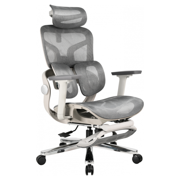 Офисное эргономичное кресло GT Racer B-601 Gray/Gray - Фото 1 Офисное эргономичное кресло GT Racer B-601 Gray/Gray - изображение 1