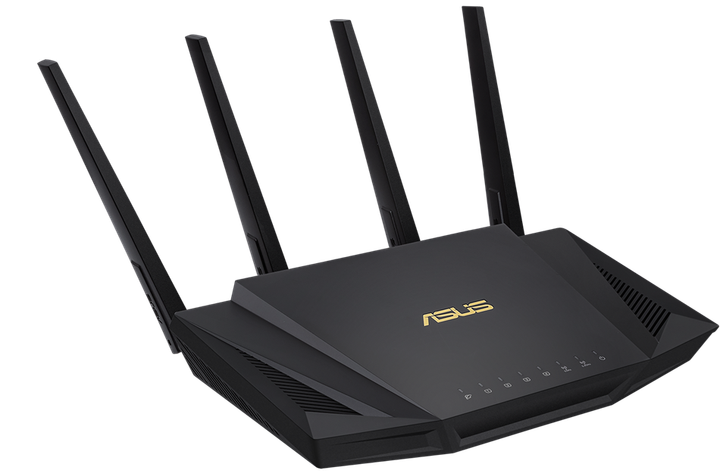 Беспроводной маршрутизатор ASUS RT-AX58U V2 AX3000 Dual-Band Wi-Fi 6 Черный (102299372) - изображение 3