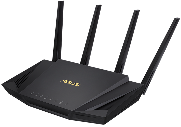 Беспроводной маршрутизатор ASUS RT-AX58U V2 AX3000 Dual-Band Wi-Fi 6 Черный (102299372) - изображение 4
