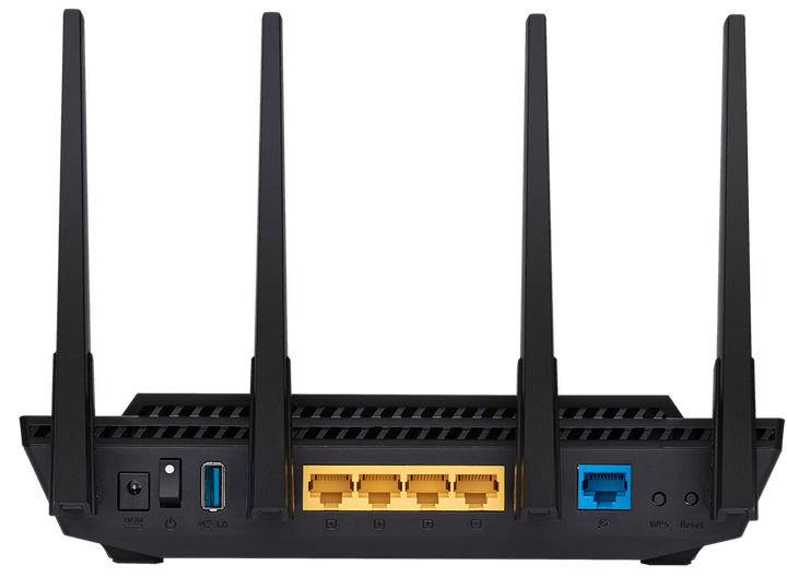 Беспроводной маршрутизатор ASUS RT-AX58U V2 AX3000 Dual-Band Wi-Fi 6 Черный (102299372) - изображение 5