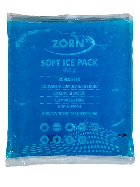 Акумулятор температури ZORN Soft Ice гелевий 195х20х300 мм синій 800 гр - Фото 1 Акумулятор температури ZORN Soft Ice гелевий 195х20х300 мм синій 800 гр - зображення 1