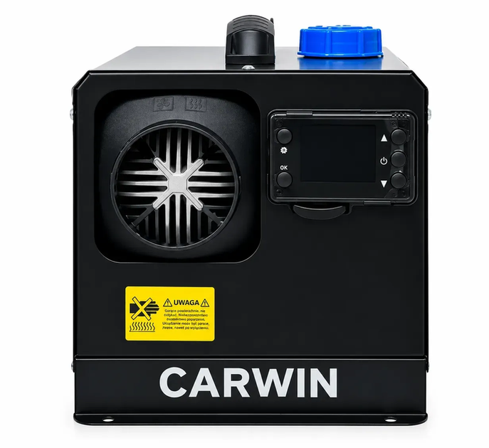 Автономный дизельный обогреватель CARWIN 12 кВт Webasto 12/24 В воздушный обогреватель с пультом ДУ расход 0,1–0,35 л/ч переносная автономка для автомобиля гаража мастерской склада помещений 20–50 м² - изображение 3