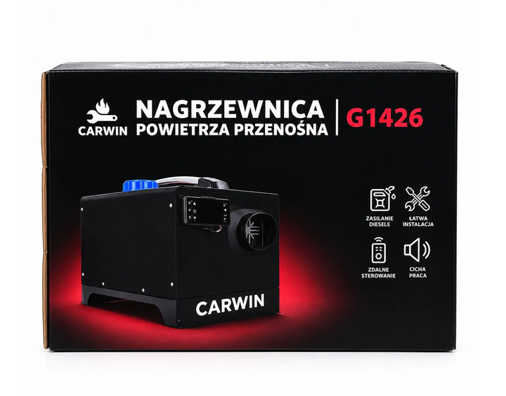 Автономный дизельный обогреватель CARWIN 12 кВт Webasto 12/24 В воздушный обогреватель с пультом ДУ расход 0,1–0,35 л/ч переносная автономка для автомобиля гаража мастерской склада помещений 20–50 м² - изображение 12