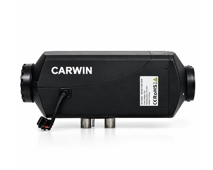 Автономный дизельный обогреватель CARWIN 9 кВт Webasto 12/24 В воздушный обогреватель с пультом ДУ расход 0,11–0,35 л/ч переносная автономка для автомобиля гаража мастерской помещений 20–50 м² с адаптером - изображение 6