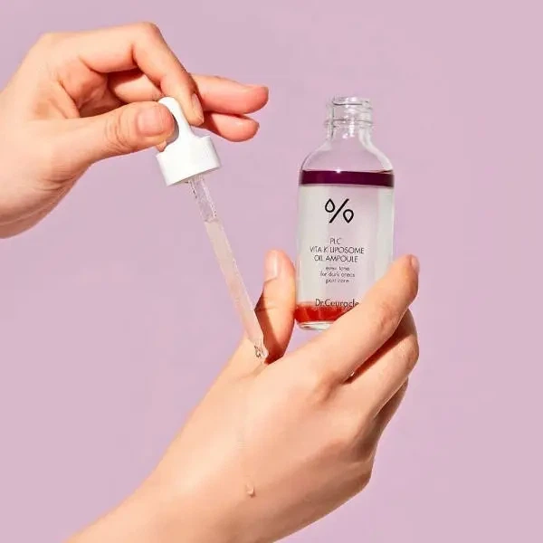 Ампула сыворотка против купероза с витамином К Dr.Ceuracle PLC Vita K Liposome Oil Ampoule 50 ml - изображение 2