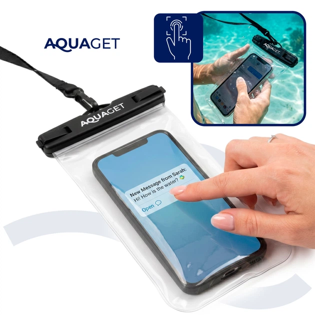 Чохол водонепроникний Aquaget для телефона AQ0025 Black - зображення 7