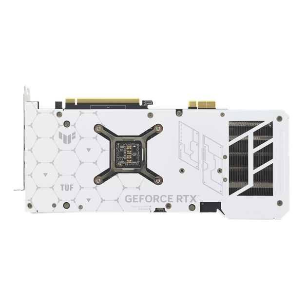 Відеокарта GeForce RTX 4070 Ti Super 16GB Asus TUF Gaming OC BTF White (TUF-RTX4070TIS-O16G-BTF-WHITE) Б/В - изображение 4