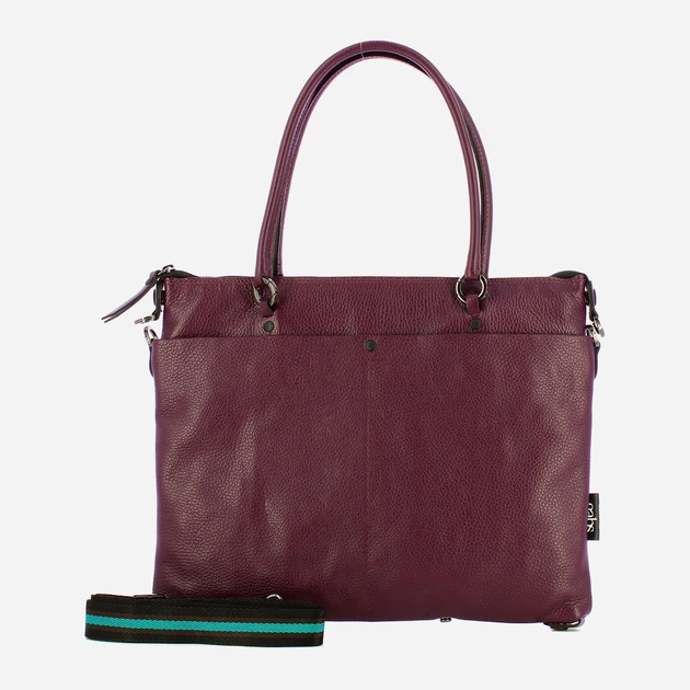 Torebka crossbody damska ze skóry naturalnej duża Gabs G3Plus G000033T2X3209 C3530 Bordowa (800070361223) - obraz 4