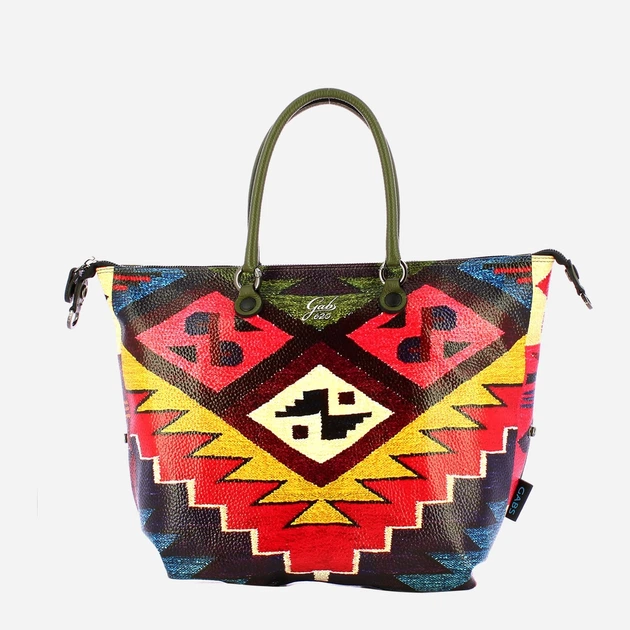 Torebka crossbody damska ze skóry naturalnej duża Gabs G3Plus G000033T3X2361 S0620 Wielobarwna (800070361228) - obraz 5