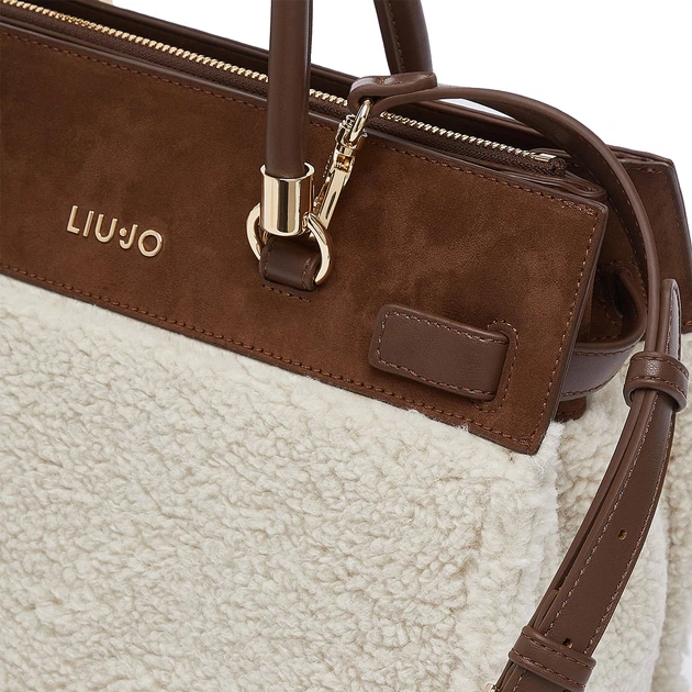 Torebka crossbody damska materiałowa Liu Jo AF6086E1163 X0459 Biała (800070362910) - obraz 5