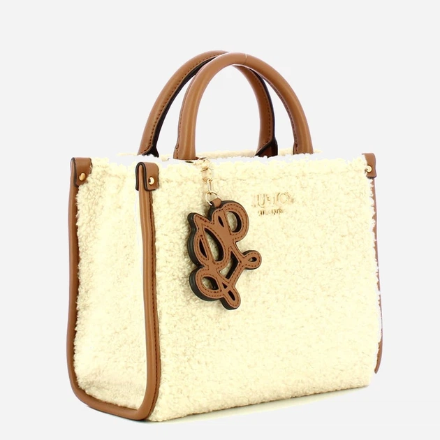 Torebka crossbody damska materiałowa Liu Jo AF6192E1163 X0459 Biała (800070362974) - obraz 3