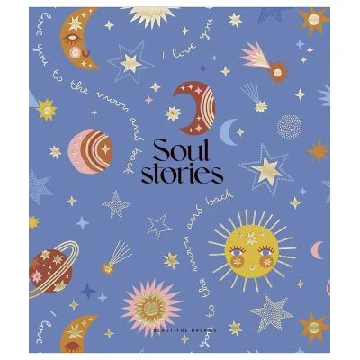 Зошит Школярик Soul stories 80 аркушів клітинка (080-3202K) (5 шт) - Фото 1 Зошит Школярик Soul stories 80 аркушів клітинка (080-3202K) (5 шт) - зображення 1