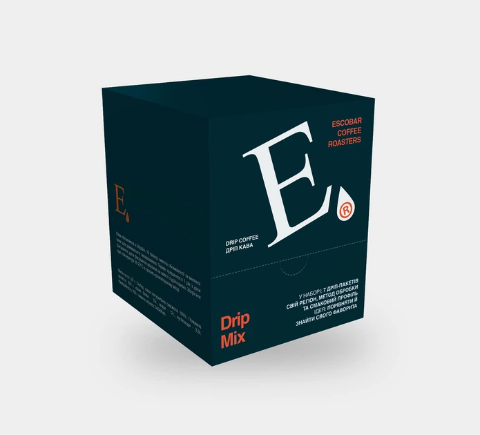 Дріп-кава Escobar MIX 7 шт. - Фото 1 Дріп-кава Escobar MIX 7 шт. - изображение 1