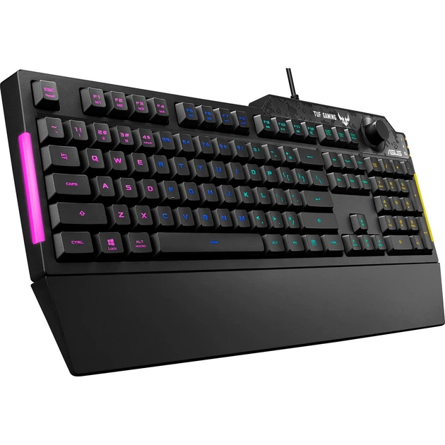 Клавиатура ASUS TUF Gaming K1 RBB USB Black (90MP01X0-BKMA00) - изображение 2