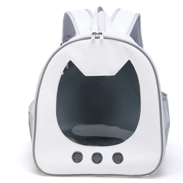 Рюкзак-переноска для кошек и собак 34х31х18 CosmoPet CP-35 White - изображение 13