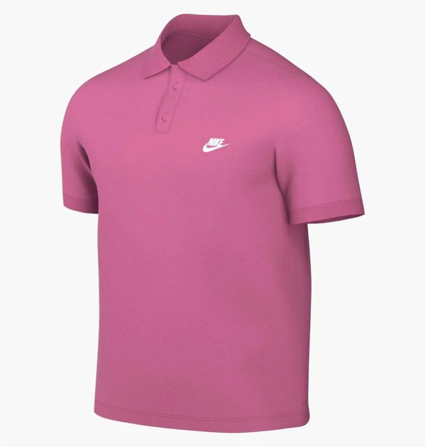 Поло чоловіче Nike Club Pink M Рожевий FN3894-684 - Фото 1 Поло чоловіче Nike Club Pink M Рожевий FN3894-684 - зображення 1