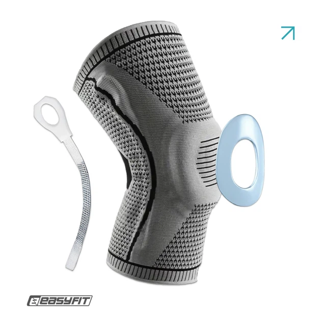 Бандаж на колено EasyFit размер L 1 шт фиксатор для коленного сустава (EF-0079-L) - Фото 1 Бандаж на колено EasyFit размер L 1 шт фиксатор для коленного сустава (EF-0079-L) - изображение 1