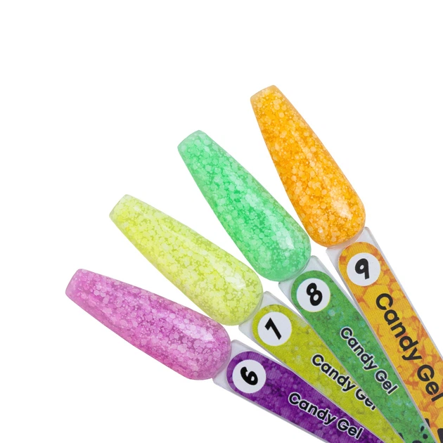 Do it Гель лак Candy Gel глиттер №1 молочный 5 мл - изображение 5