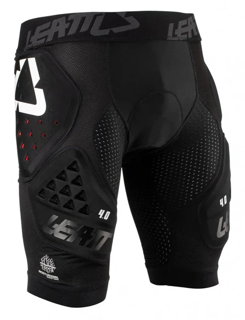 Компресійні шорти Leatt 3DF 4.0 Impact Short, чорні, XL - зображення 3