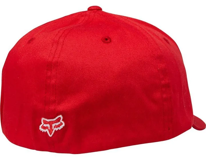 Кепка Fox Flexfit Legacy тёмно-красная L/XL - изображение 2