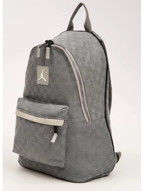 Рюкзак Jordan Monogram Backpack Grey серый мужской спортивный городской рюкзак 20L, рюкзак для школы и прогулок - изображение 2