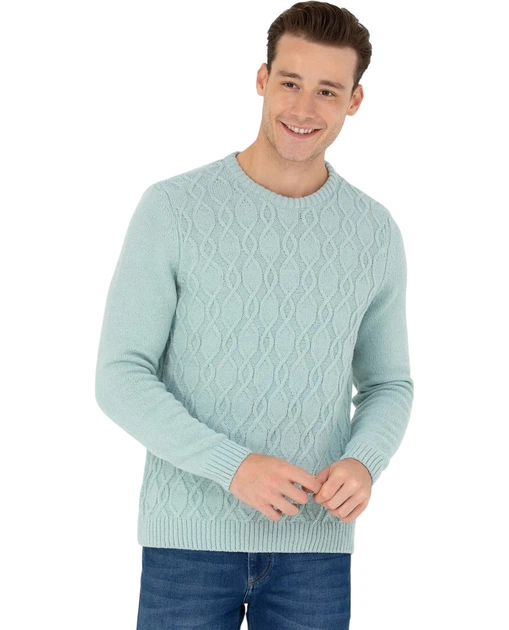 Свитер мужской U.S. Polo Assn. 1678112TURQ L мятный (8683856509983) - Фото 1 Свитер мужской U.S. Polo Assn. 1678112TURQ L мятный (8683856509983) - изображение 1