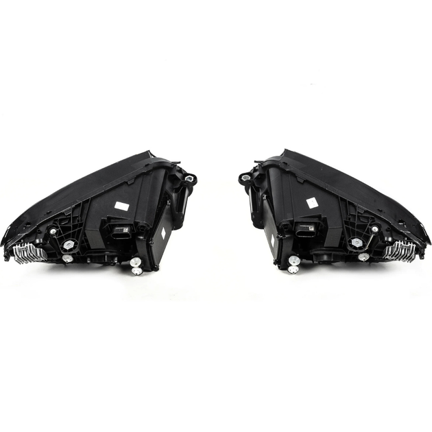 Передние фары оптика (2 шт, рестайлинг, без блоков) для Mercedes C-сlass W205 2014-2021 гг - изображение 5