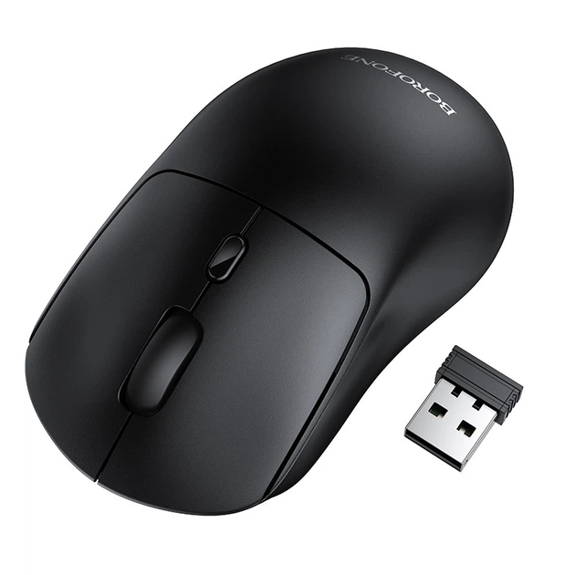 Маніпулятор миша BOROFONE BG151 Cielo dual-mode wireless mouse Чорний - Фото 1 Маніпулятор миша BOROFONE BG151 Cielo dual-mode wireless mouse Чорний - изображение 1