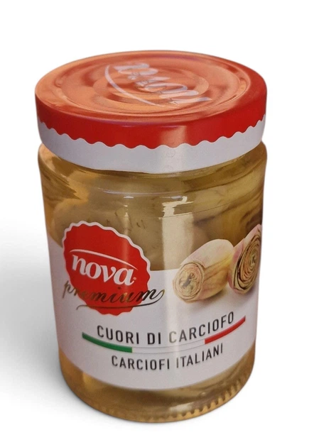 Артишоки Nova Premium Cuori di Carciofo 310 мл сердцевины артишоков в растительном масле консервированные итальянские артишоки для салатов пиццы пасты и закусок Италия - Фото 2 Артишоки Nova Premium Cuori di Carciofo 310 мл сердцевины артишоков в растительном масле консервированные итальянские артишоки для салатов пиццы пасты и закусок Италия - изображение 2