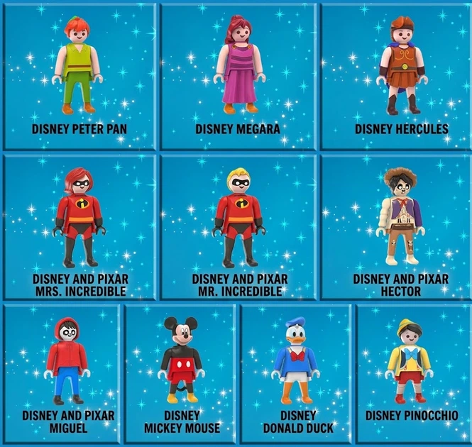 Подарочный набор из 4-х киндеров Дисней Kinder Surprise Disney Playmobil 80г - Фото 2 Подарочный набор из 4-х киндеров Дисней Kinder Surprise Disney Playmobil 80г - изображение 2