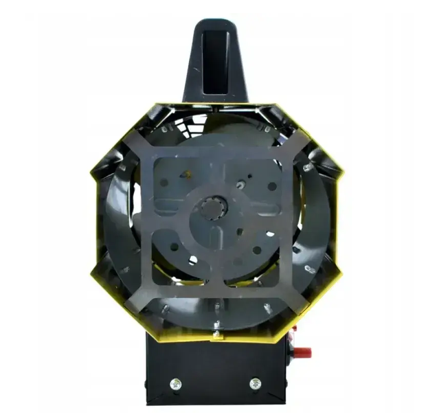 Газовая тепловая пушка BLACK 30 кВт газовый обогреватель прямого нагрева пропан бутан 650 м³/ч тепловая пушка 2,18 кг/ч с вентилятором 80 Вт обогреватель для склада мастерской цеха теплицы с редуктором и шлангом - изображение 5