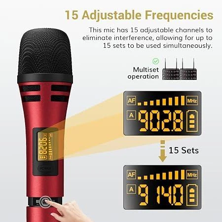Беспроводные микрофоны TONOR TW350 для пения - изображение 3