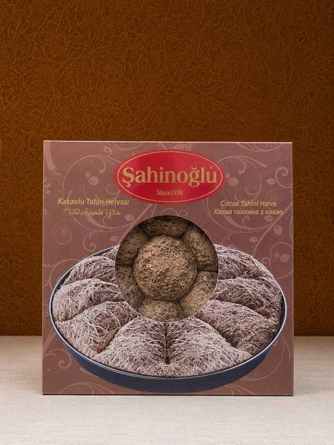 Халва кунжутная Sahinoglu 350 г с какао тахинная халва из семян кунжута восточные сладости с какао волокнистый десерт готовый к употреблению к чаю кофе для десертов выпечки - Фото 7 Халва кунжутная Sahinoglu 350 г с какао тахинная халва из семян кунжута восточные сладости с какао волокнистый десерт готовый к употреблению к чаю кофе для десертов выпечки - изображение 7