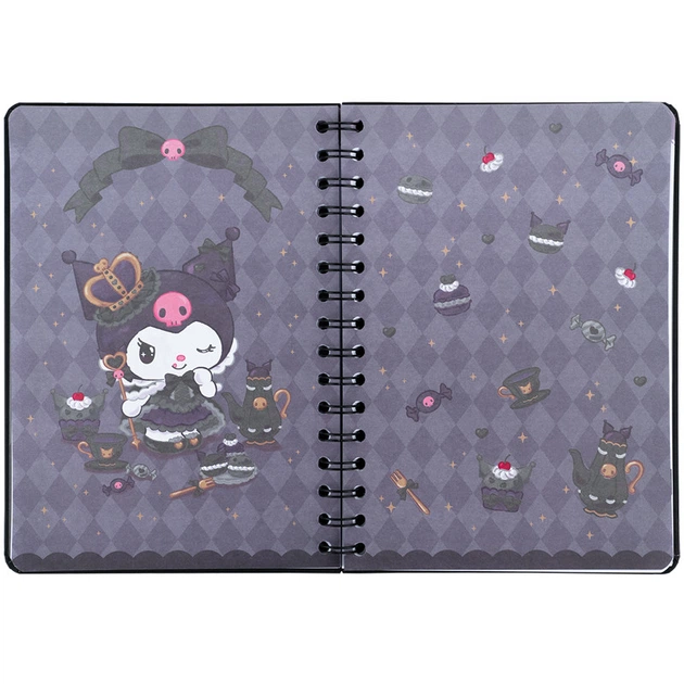 Дневник на спирали Kite Kuromi HK25-438-2, твердый переплет - Фото 6 Дневник на спирали Kite Kuromi HK25-438-2, твердый переплет - изображение 6