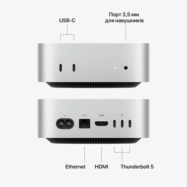 Компьютер Apple Mac Mini M5 Pro 24/512GB (MHQN4UA/A) - Фото 4 Компьютер Apple Mac Mini M5 Pro 24/512GB (MHQN4UA/A) - изображение 4