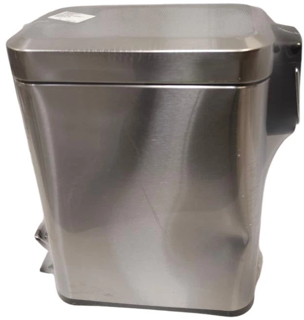 Kosz na śmieci 5five Simply Smart ze stali nierdzewnej 5 l Srebrny (3560238324516) (955555921026470) - Outlet - obraz 3
