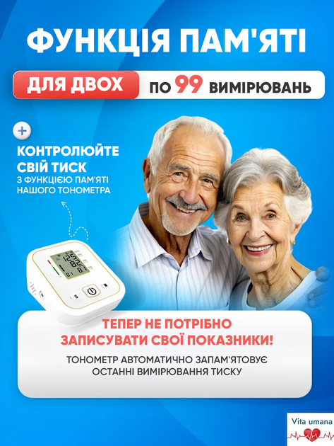 Тонометр автоматический для измерения давления с голосовым сопровождением Arm Style Type:ACNMNP-1 с увеличенной манжетой белый - изображение 9