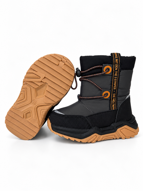 Термодутики для мальчика Kimboo Серо-коричневый 24 (15,5 см) Код: FG24112 grey-brown - Фото 3 Термодутики для мальчика Kimboo Серо-коричневый 24 (15,5 см) Код: FG24112 grey-brown - изображение 3