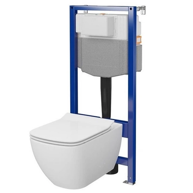 Комплект унитаз с инсталляцией QF VIRGO CLEANON CERSANIT AQUA S701-805 - Фото 1 Комплект унитаз с инсталляцией QF VIRGO CLEANON CERSANIT AQUA S701-805 - изображение 1