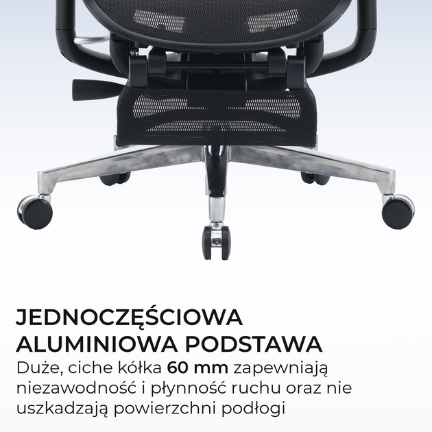 Fotel biurowy ergonomiczny Sihoo DORO C500 V2 Ultra z podnożkiem Czarny (4820216980189) - Zdjęcie 14 Fotel biurowy ergonomiczny Sihoo DORO C500 V2 Ultra z podnożkiem Czarny (4820216980189) - obraz 14