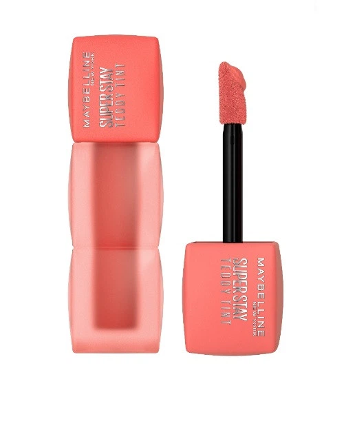 Стійка матова помада-тинт для губ Maybelline New York Superstay Teddy Tint 25 - Baby Tee, 5 мл - Фото 1 Стійка матова помада-тинт для губ Maybelline New York Superstay Teddy Tint 25 - Baby Tee, 5 мл - зображення 1