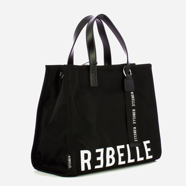 Сумка кросс-боди через плечо женская тканевая средняя Rebelle Electra REB0082T0001 0001 Черная (800070364371) - Фото 4 Сумка кросс-боди через плечо женская тканевая средняя Rebelle Electra REB0082T0001 0001 Черная (800070364371) - изображение 4