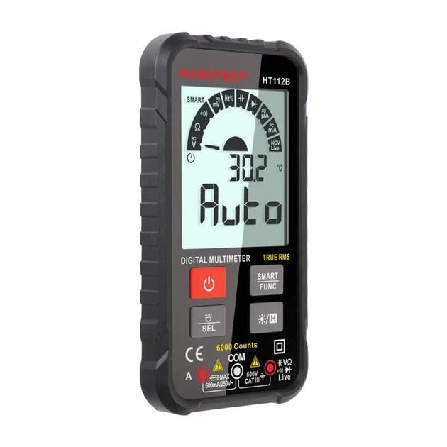 Мультиметр цифровий Habotest HT112B True RMS (5907489606677) - зображення 3