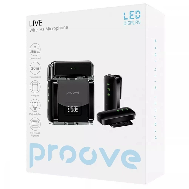 Мікрофон Proove Live (1002309) Black - изображение 5
