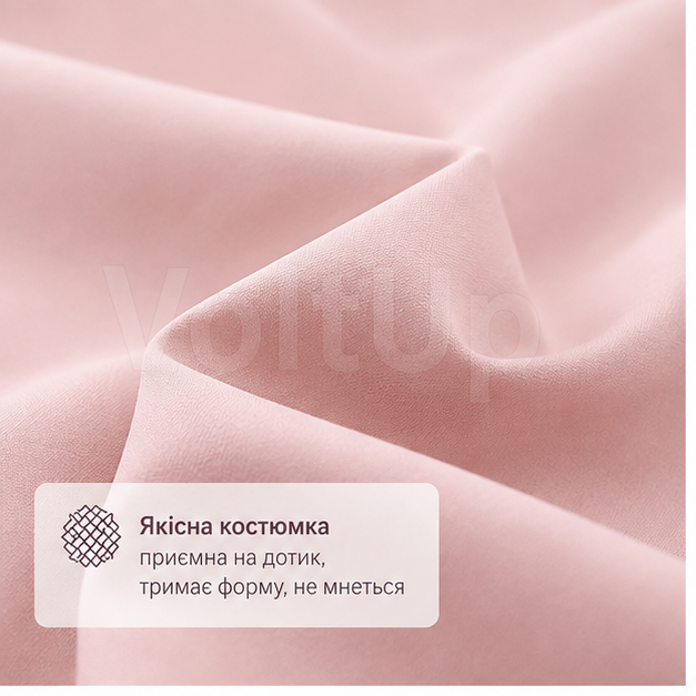 Жіночий Рожевий костюм на підкладці з костюмної тканини люкс піджак і штани, розмір 42-44 - зображення 2