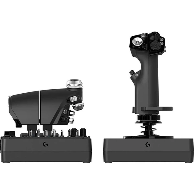Джойстик із важелем керування двигуном Logitech X-56 Rhino Saitek Pro Flight (945-000059) [175063] - зображення 4