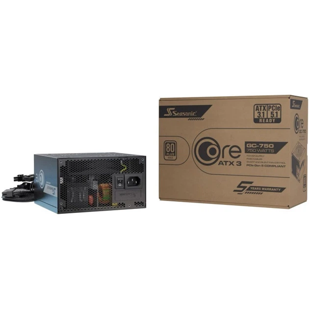 Блок живлення SeaSonic Core GC 850W ATX 3.1 (SRP-CGC851-A5A32SF) [176618] - зображення 15